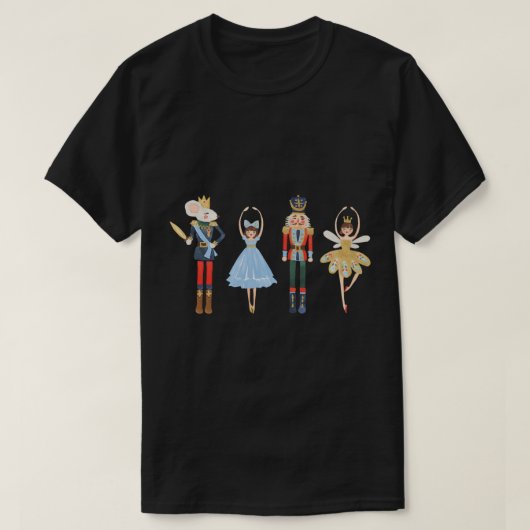 Christmas Nutcracker Sugar Plum Fairy Christmas Sw T-Shirt (Design vorne)