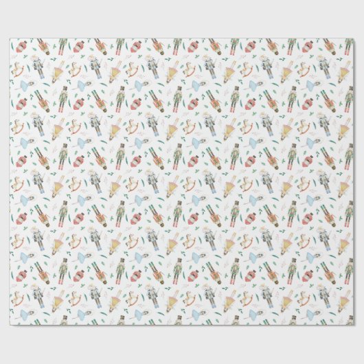 Christmas Nutcracker Suite Packpapier (Flach)