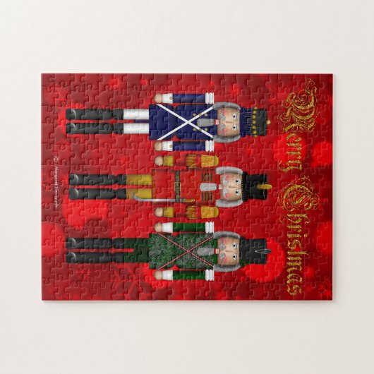 Christmas Nutcracker Trio-Jigsaw-Puzzle Puzzle (Horizontal)