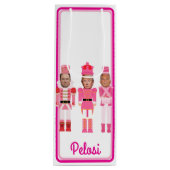 Christmas Nutcracker Trump Kennedy Musk Geschenktüte Für Weinflaschen (Vorderseite)
