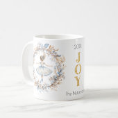 Christmas Nutcracker Watercolor Kaffeetasse (Vorderseite Links)