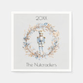 Christmas Nutcracker Watercolor Serviette (Vorderseite)