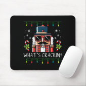 Christmas Nutcracker Whats Crackin Funny Xmas Men  Mousepad (Mit Mouse)