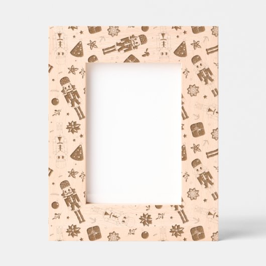 Christmas Nutcracker Wooden Geätzte Rahmen (Vorderseite)