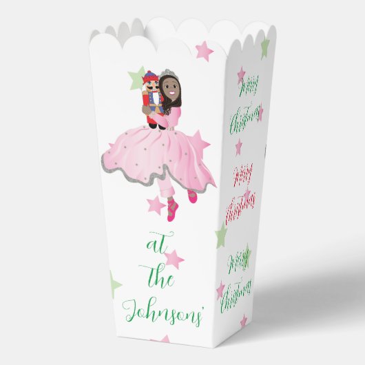 Christmas NutcrackerDk Brown Gefälligkeitsboxen Geschenkschachtel (Rückseite)