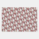 Christmas nutcrackers and lanterns geschenkpapier set (Vorderseite 2)