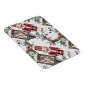 Christmas nutcrackers and lanterns magnet (Rechte Seite)