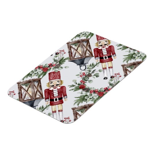 Christmas nutcrackers and lanterns magnet (Linke Seite)