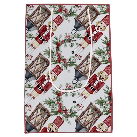 Christmas nutcrackers and lanterns mittlere geschenktüte (Rückseite)