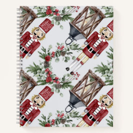 Christmas nutcrackers and lanterns notizblock