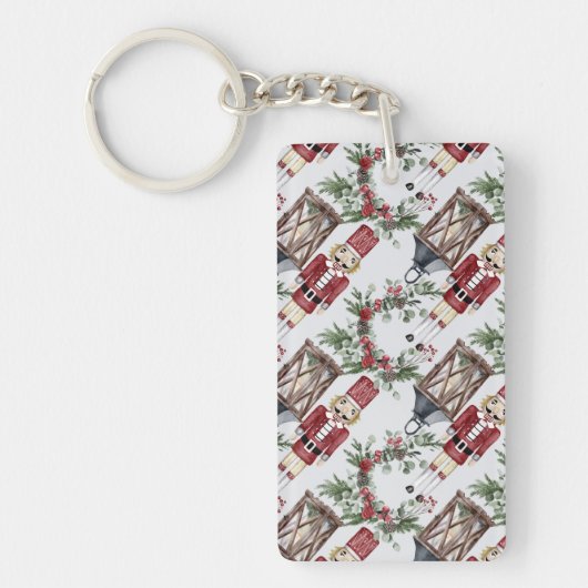 Christmas nutcrackers and lanterns schlüsselanhänger (Vorderseite)