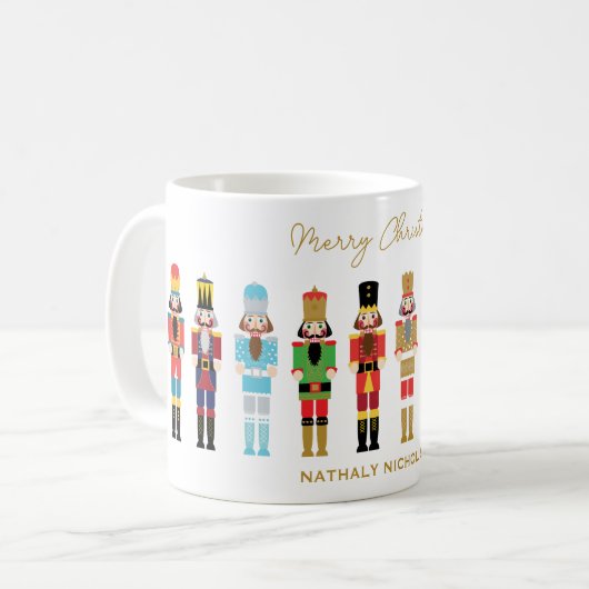 CHRISTMAS NUTCRACKERS KAFFEETASSE (Vorderseite Links)