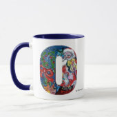 CHRISTMAS O SCHREIBEN / SANTA MIT VIOLIN MONOGRAM TASSE (Links)