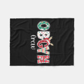 Christmas Obgyn Crew Obstetrics Ob Gyn Group Team Fleecedecke (Vorderseite (Horizontal))