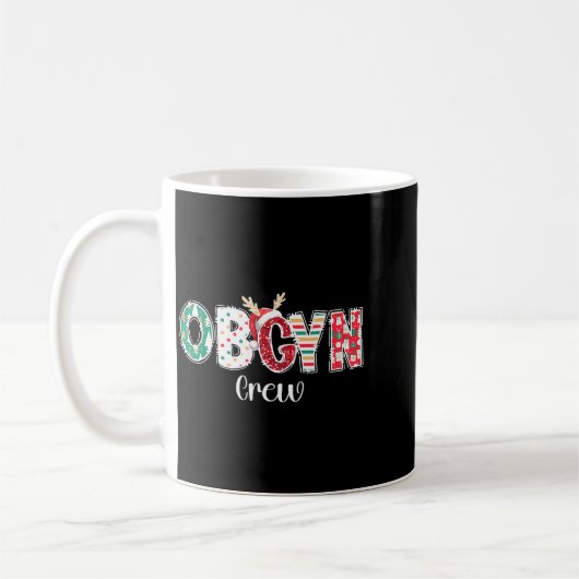 Christmas Obgyn Crew Obstetrics Ob Gyn Group Team Kaffeetasse (Links)