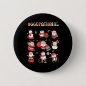 Christmas Occupational Therapy Ot Therast Ot Istan Button (Vorderseite)