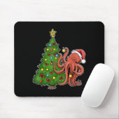 Christmas Octopus  Mousepad (Mit Mouse)