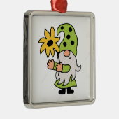 **CHRISTMAS oder SPRINGTIME GNOME** ORNAMENT Aus Metall (Rechts)