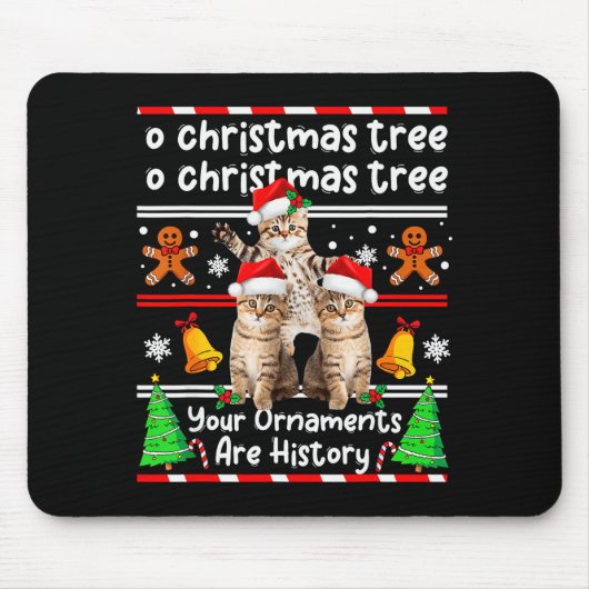 Christmas Oh Christmas Tree Your Ornaments Are His Mousepad (Vorne)