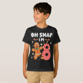 Christmas Oh Snap 8 Year Old Gingerbread Man 8th B T-Shirt (Vorne ganz)