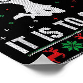 Christmas Oh What Fun It Is To Cheer - Cheerleadin Poster (Ecke)