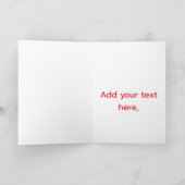 Christmas Ollie Feiertagskarte (Innenseite)