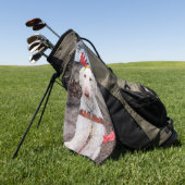 Christmas Ollie Golfhandtuch (Gras)