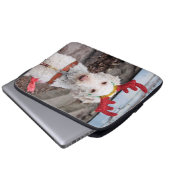 Christmas Ollie Laptopschutzhülle (Vorne Knopf)