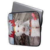 Christmas Ollie Laptopschutzhülle (Vorderseite Links)