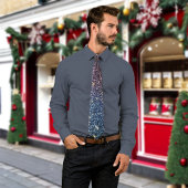 Christmas Ombre Glitzer Dazzling Custom Monogram Krawatte