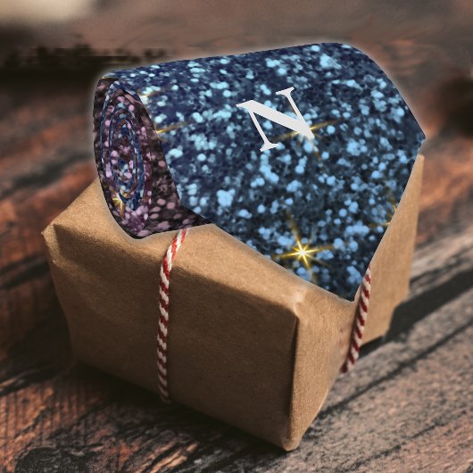 Christmas Ombre Glitzer Dazzling Custom Monogram Krawatte