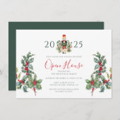Christmas Open House Nutcracker Open House Einladung (Vorne/Hinten)