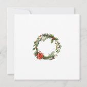 Christmas Open House Party Invitation (Rückseite)