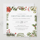 Christmas Open House Party Invitation (Vorderseite)