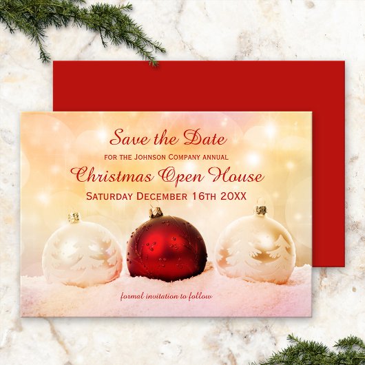Christmas Open House Save the Date