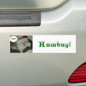 Christmas Orange Tabby Cat Humbug Autoaufkleber (Auf Auto)