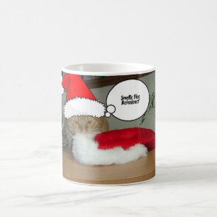 Christmas Orange Tabby Cat Kaffeetasse