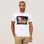 Christmas Orange Tabby Cat T-Shirt (Vorne ganz)