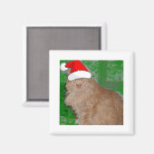 Christmas Orange Tabby Kitty Cat Magnet (Vorderseite/Rückseite)