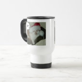 Christmas Orange Tabby Reisebecher (Vorderseite Links)