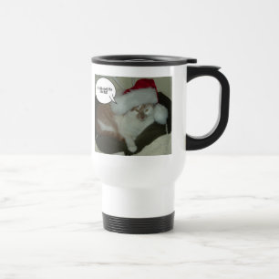 Christmas Orange Tabby Reisebecher