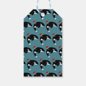 Christmas Orca Killer Whale Geschenkanhänger (Rückseite)