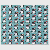 Christmas Orca Killer Whale Geschenkpapier (Flach)