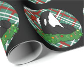 Christmas Orca Killer Whale Geschenkpapier (Rolleneckpunkt)