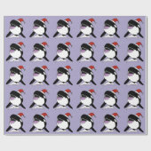 Christmas Orca Killer Whale Geschenkpapier (Flach)