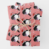 Christmas Orca Killer Whale Geschenkpapier Set (Beispiel)