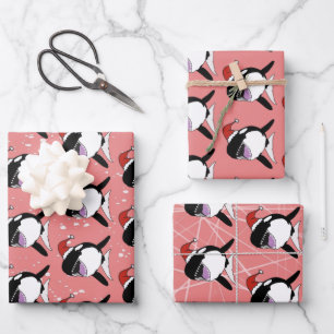 Christmas Orca Killer Whale Geschenkpapier Set