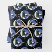 Christmas Orca Killer Whale Geschenkpapier Set (Beispiel)