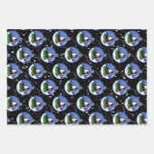 Christmas Orca Killer Whale Geschenkpapier Set (Vorderseite)