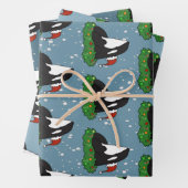 Christmas Orca Killer Whale Geschenkpapier Set (Beispiel)